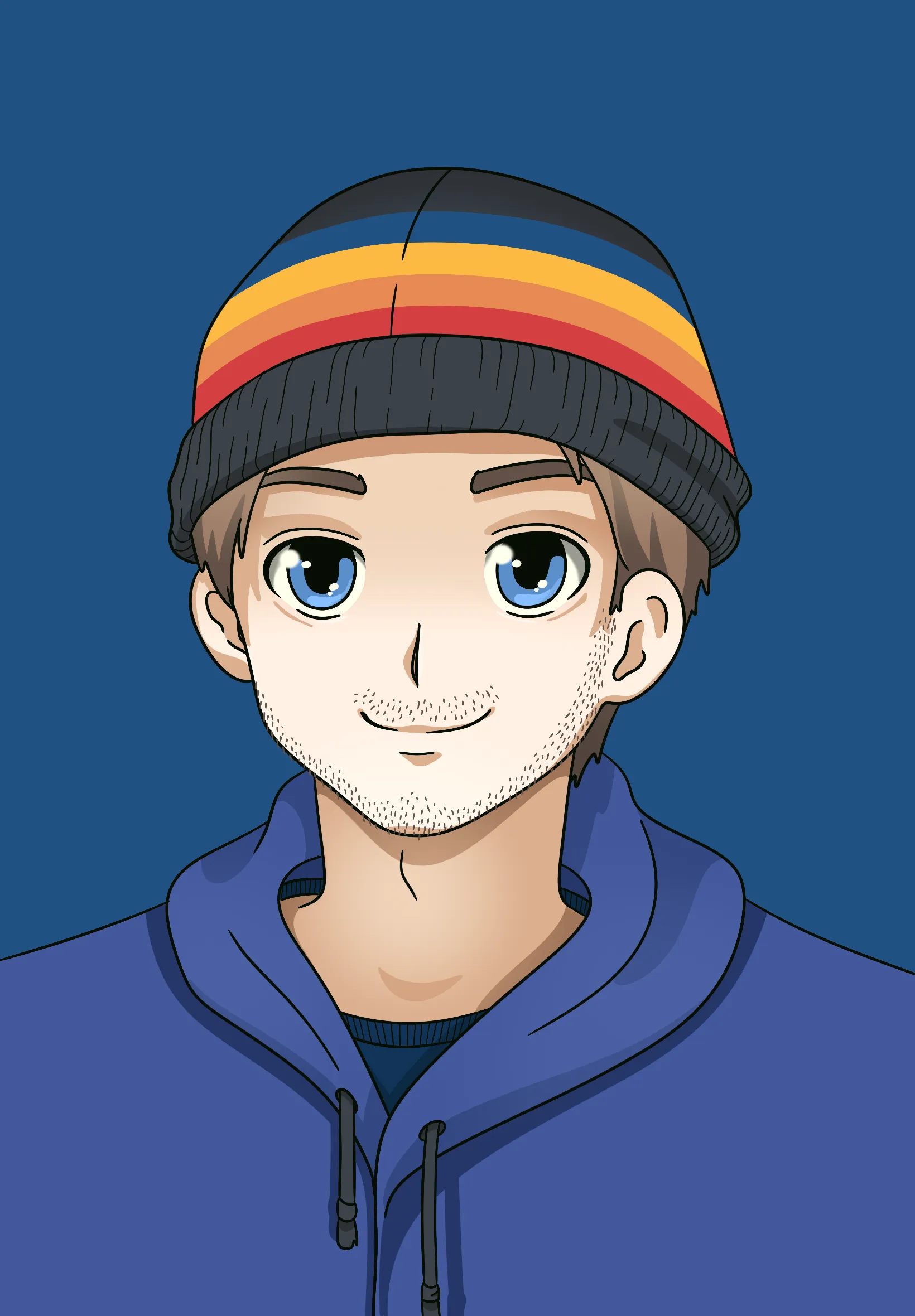Stylized portrait of JPiolho