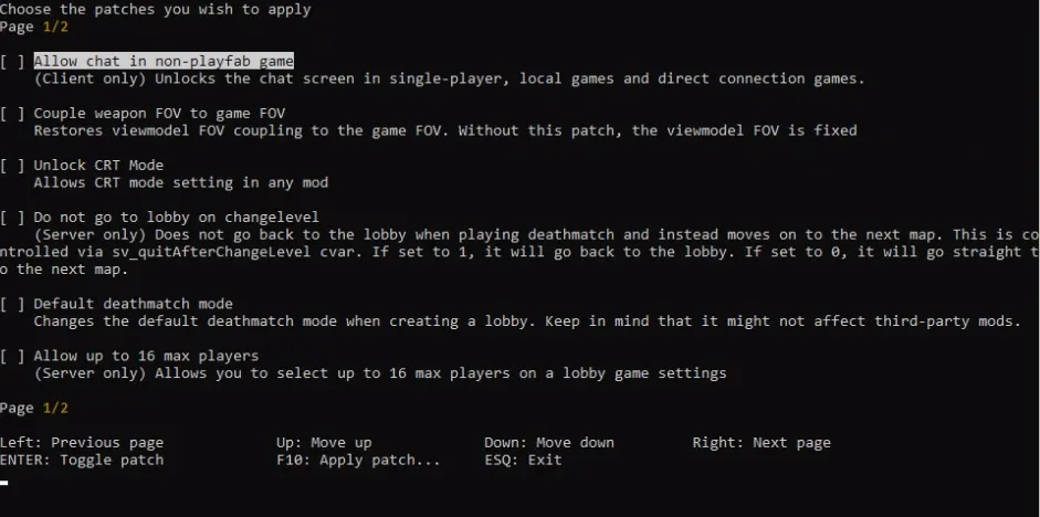 QuakePatches
