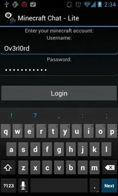 mcchat screenshot