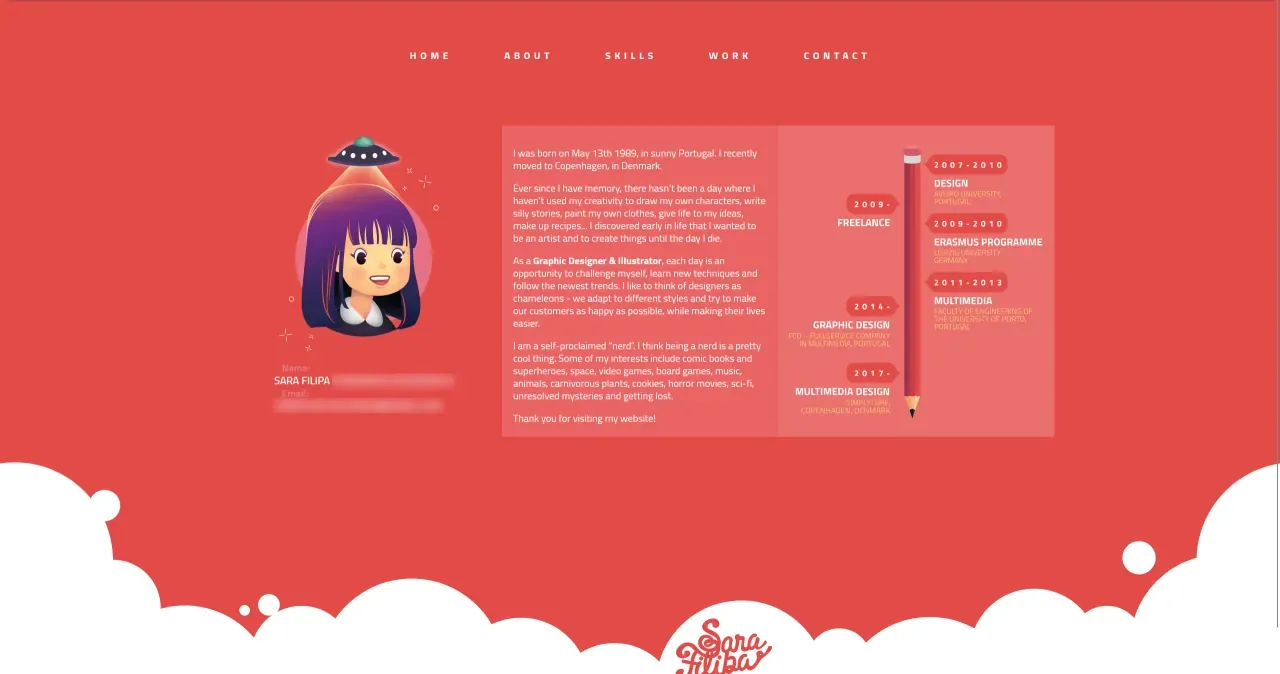 sarafilipa-portfolio screenshot